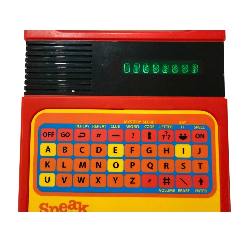Basic Fun Speak &‎ Spell Electronic Retro Educational Toy Red Kahootz WORKS - Picture 3 of 4